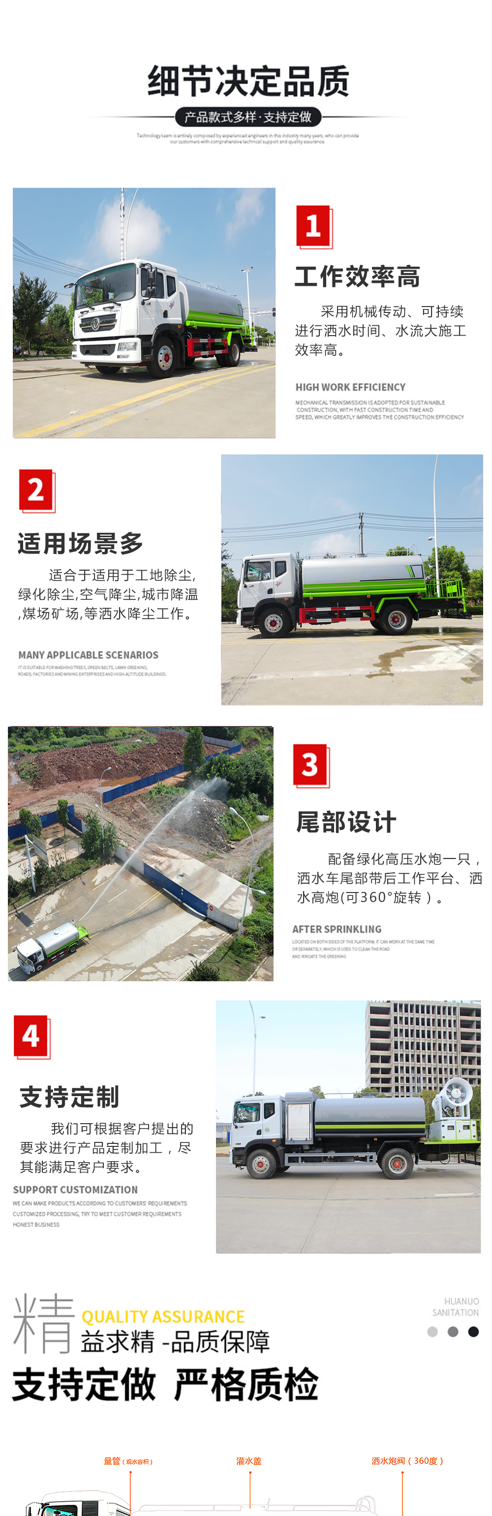 國六東風(fēng)小福瑞卡 5噸 灑水車(chē)