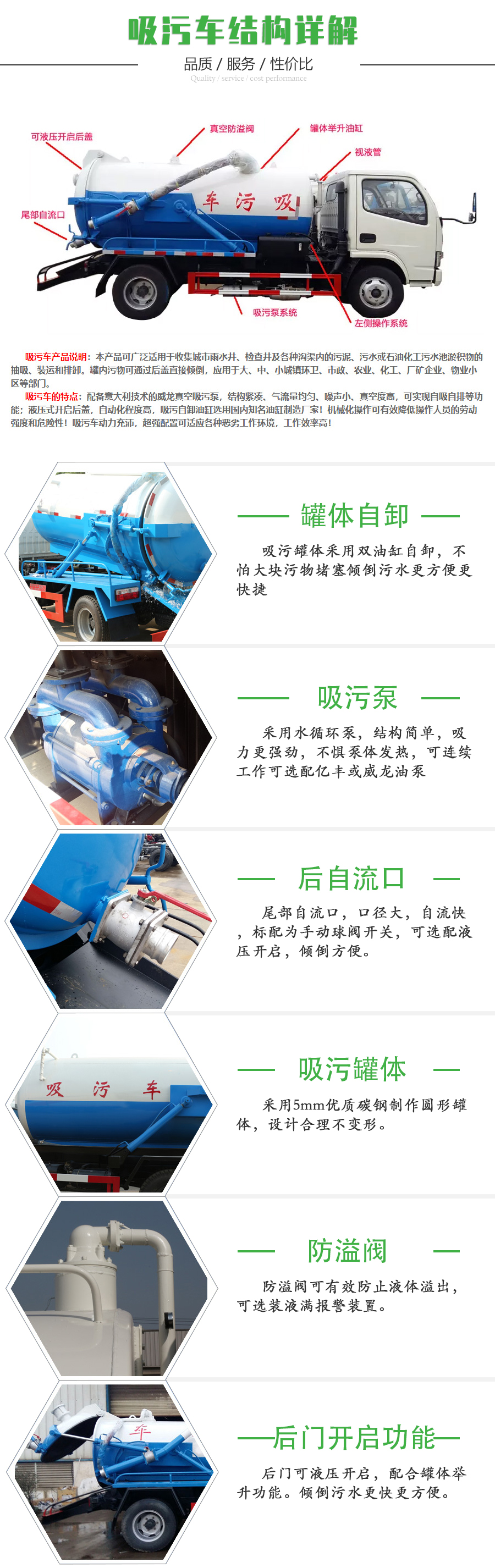 國六4.5方東風(fēng)D6 吸污車(chē)